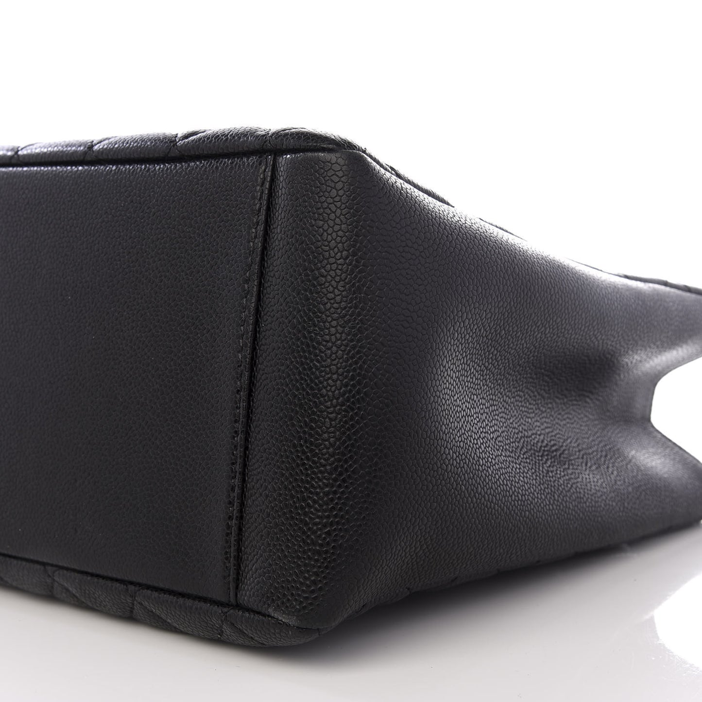 Caviar Quilted Grand Shopping Tote GST Black