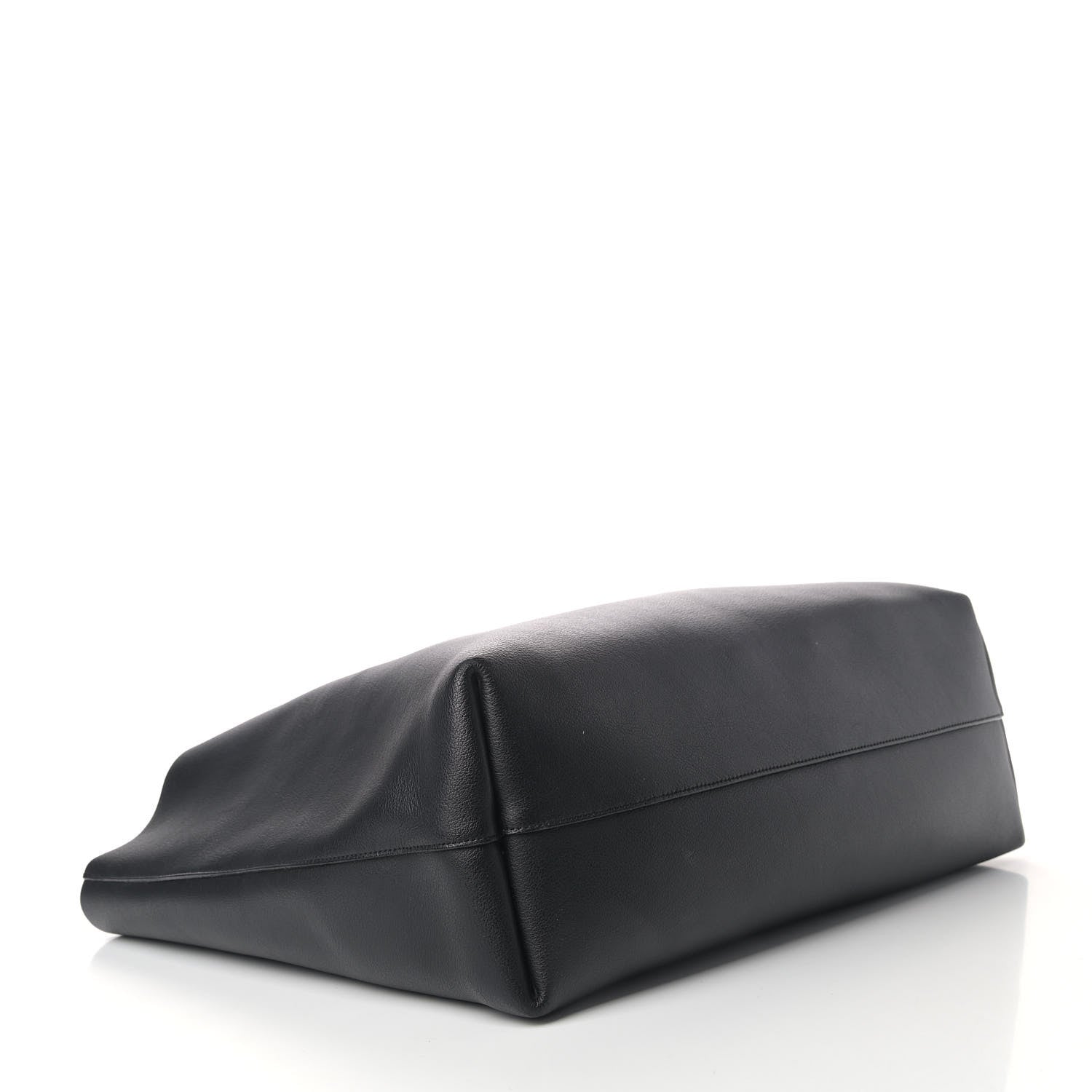 Saint Laurent Calfskin Large Shopping Tote Black 3 of 9