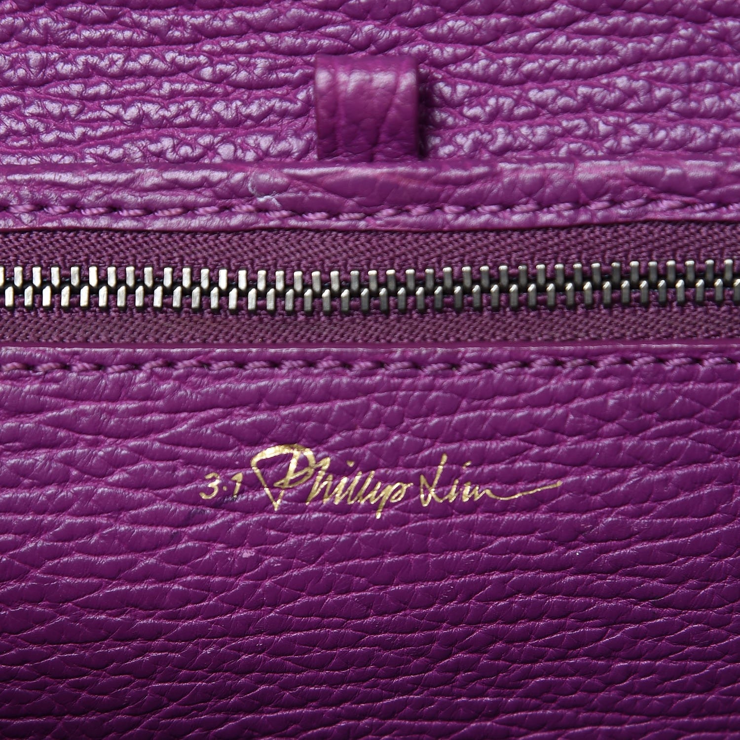 3.1 Phillip Lim 3.1 Textured Calfskin Mini Pashli Satchel Orchid 7 of 11