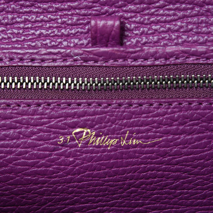 3.1 Phillip Lim 3.1 Textured Calfskin Mini Pashli Satchel Orchid 7 of 11