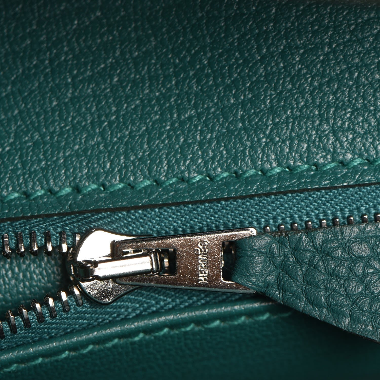 Hermes Togo Birkin 30 Malachite 12 of 32