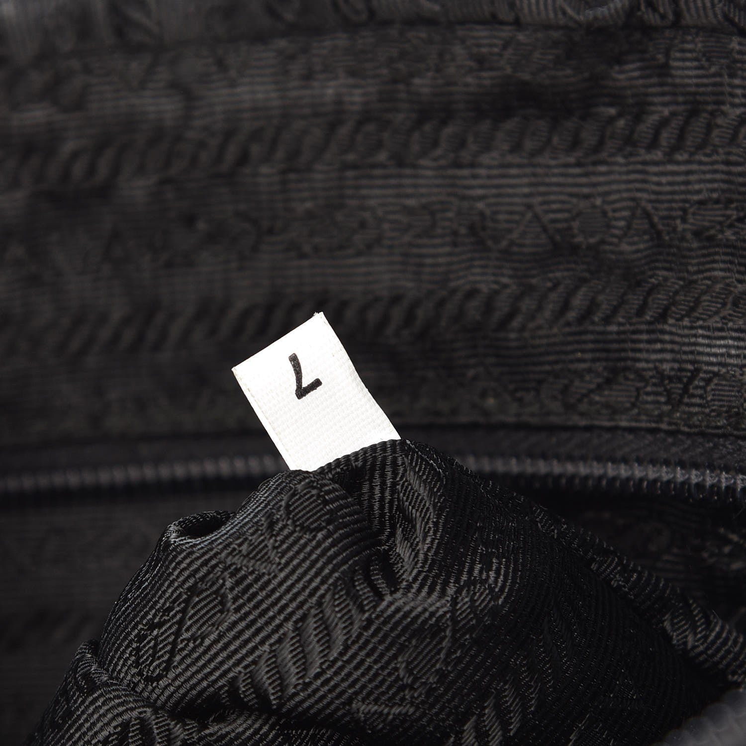Prada Tessuto Nylon Shoulder Bag Black 7 of 13