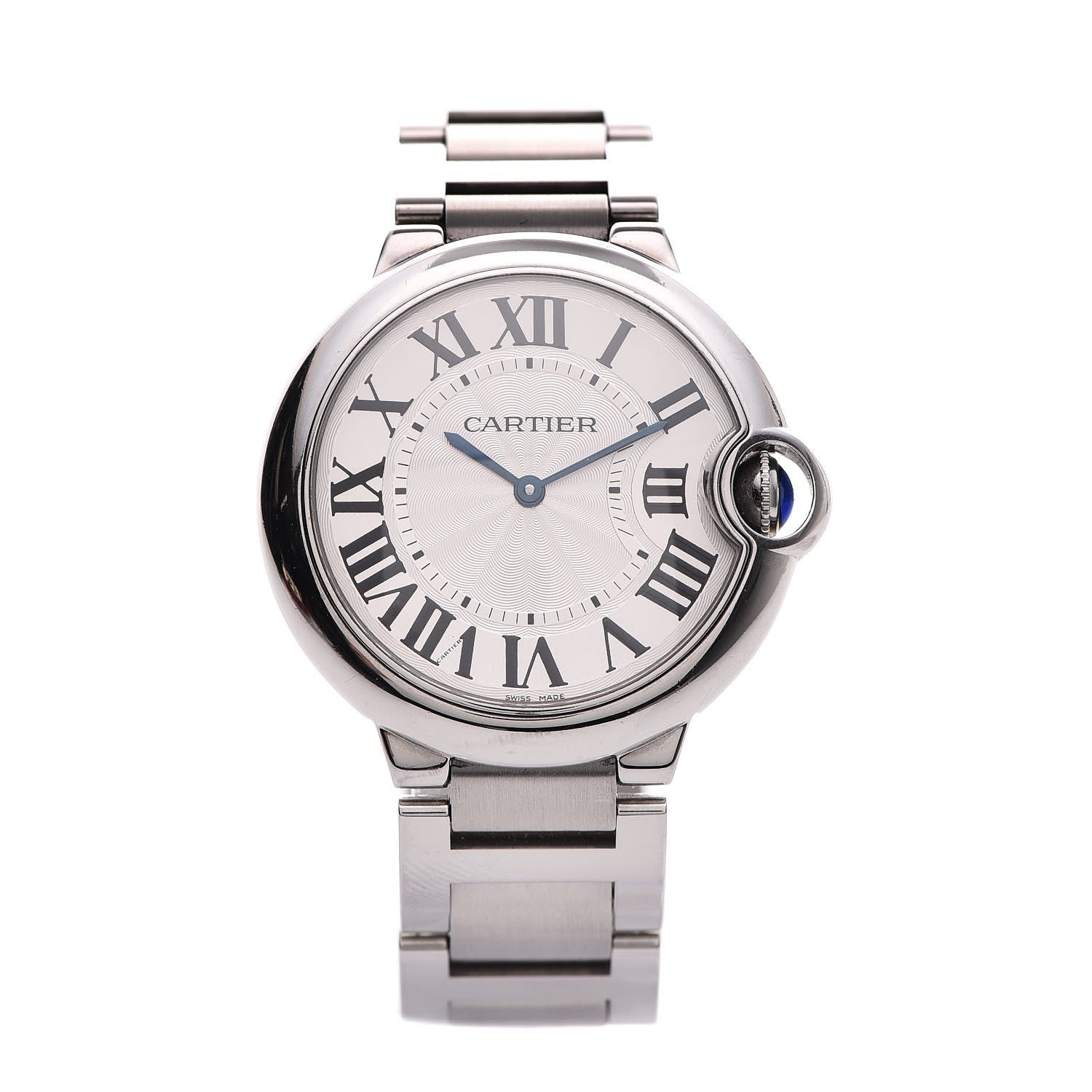 Cartier Stainless Steel 36mm Ballon Bleu De Quartz Watch 1 of 5