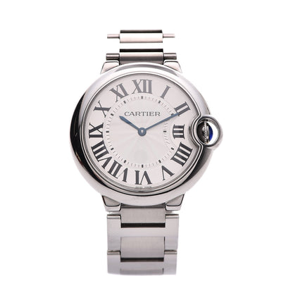 Cartier Stainless Steel 36mm Ballon Bleu De Quartz Watch 1 of 5