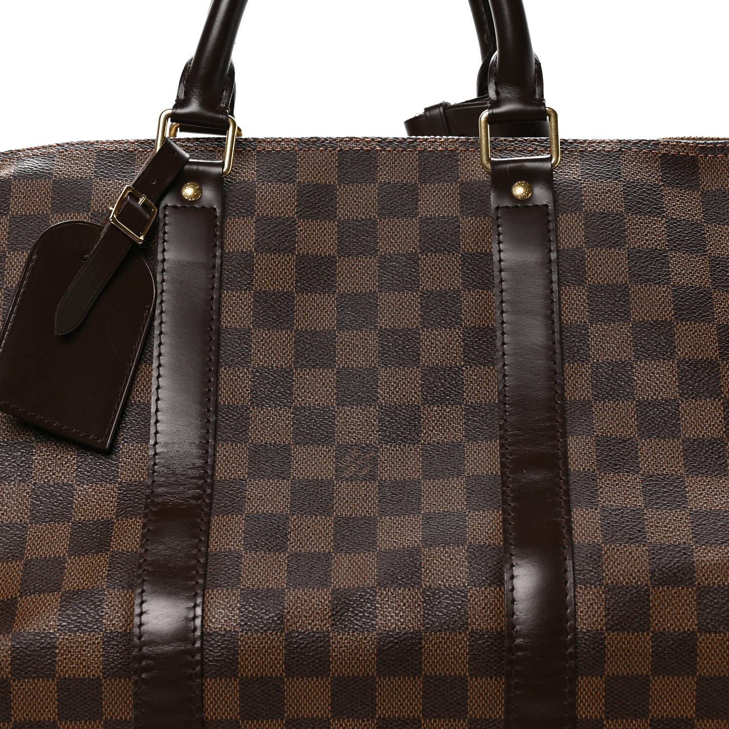 Louis Vuitton Damier Ebene Keepall Bandouliere 55 7 of 9