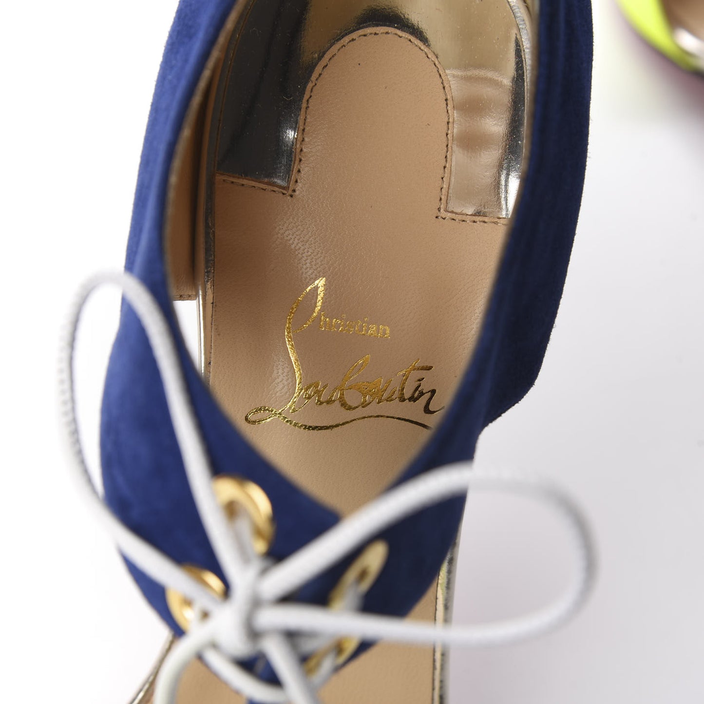 Fluo Matt Suede Kid Specchio Mayerling 100 Sandals 40.5 Version Jaune