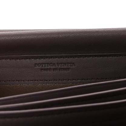Bottega Veneta Nappa Intrecciato Graffiato Continental Wallet on Chain Glicine 6 of 11