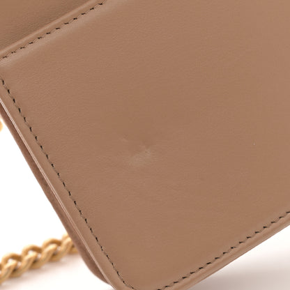 Chanel Caviar Quilted Boy Top Handle Wallet On Chain WOC Beige 13 of 13