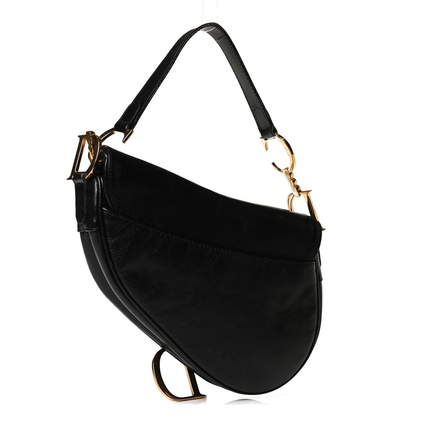 Calfskin Saddle Bag Black
