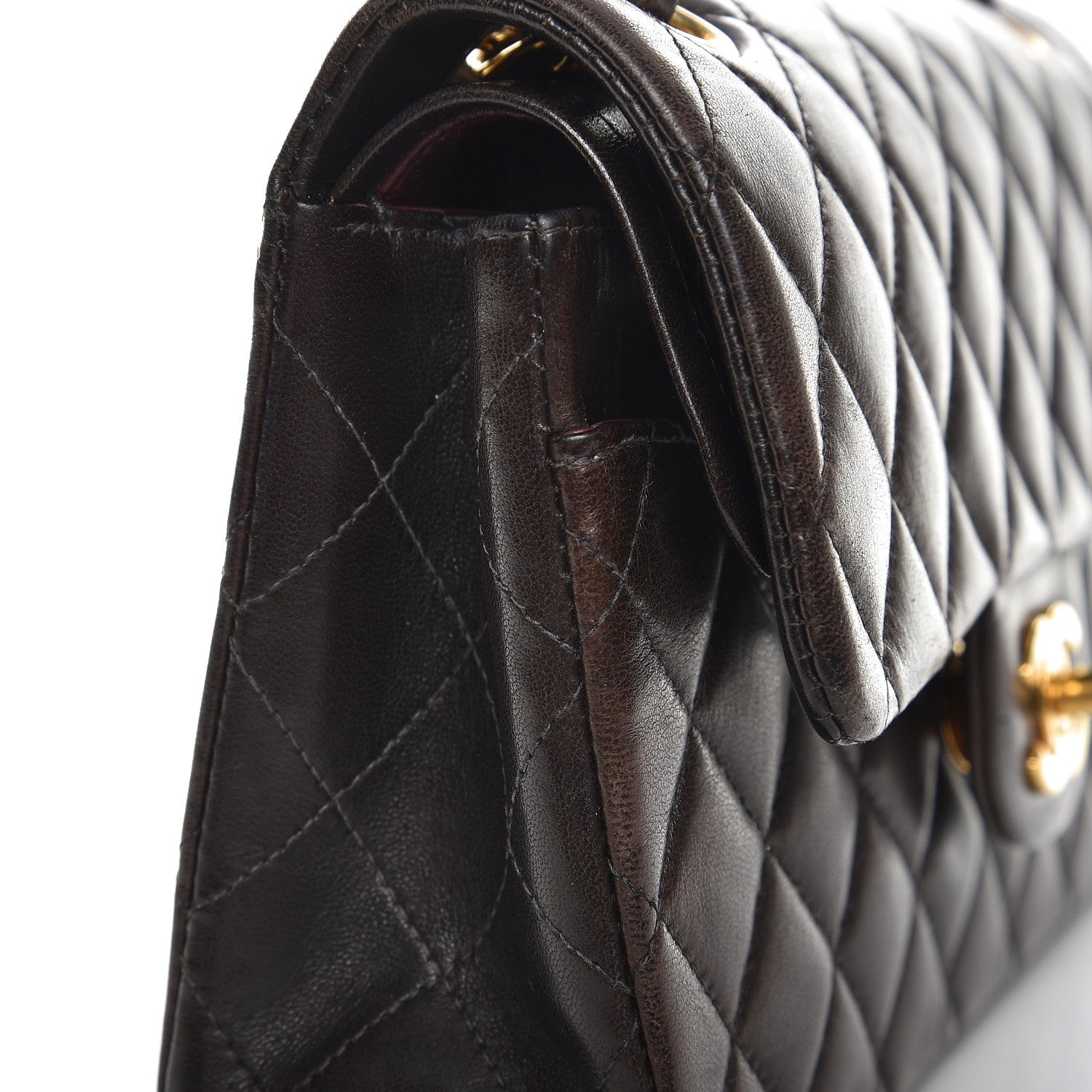 Chanel Lambskin Quilted Small Double Flap Black 14 of 17