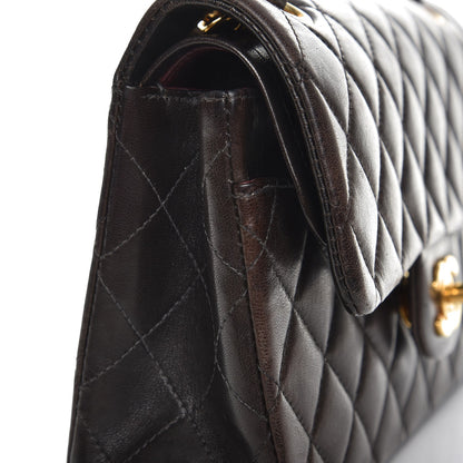 Chanel Lambskin Quilted Small Double Flap Black 14 of 17