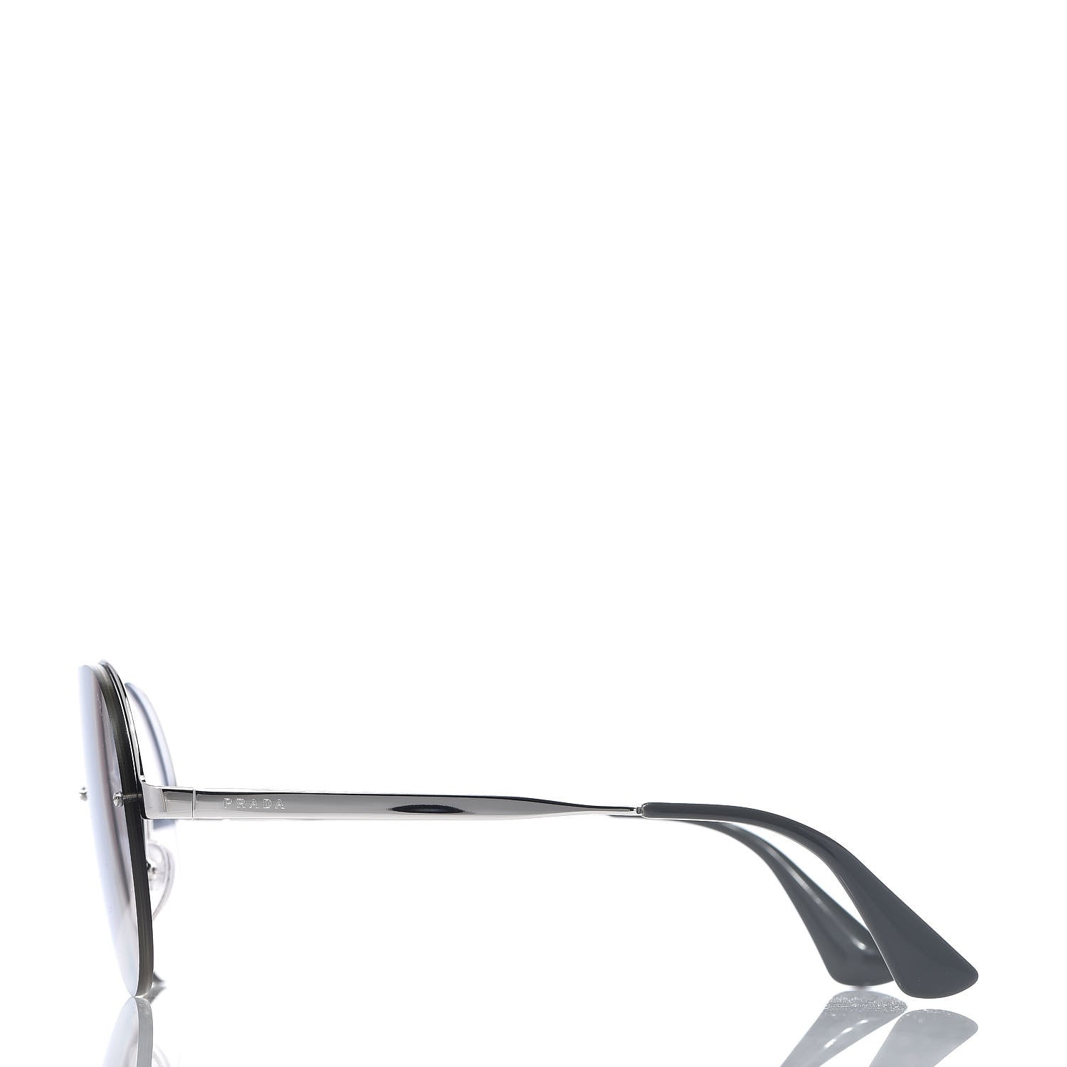 Prada Round Gradient Sunglasses SPR 65T Blue 3 of 8