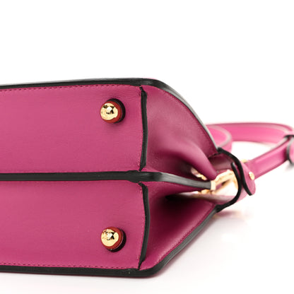 Fendi Shiny Nappa Petite Peekaboo I SEE U Satchel Ciclamino Pilar 9 of 9