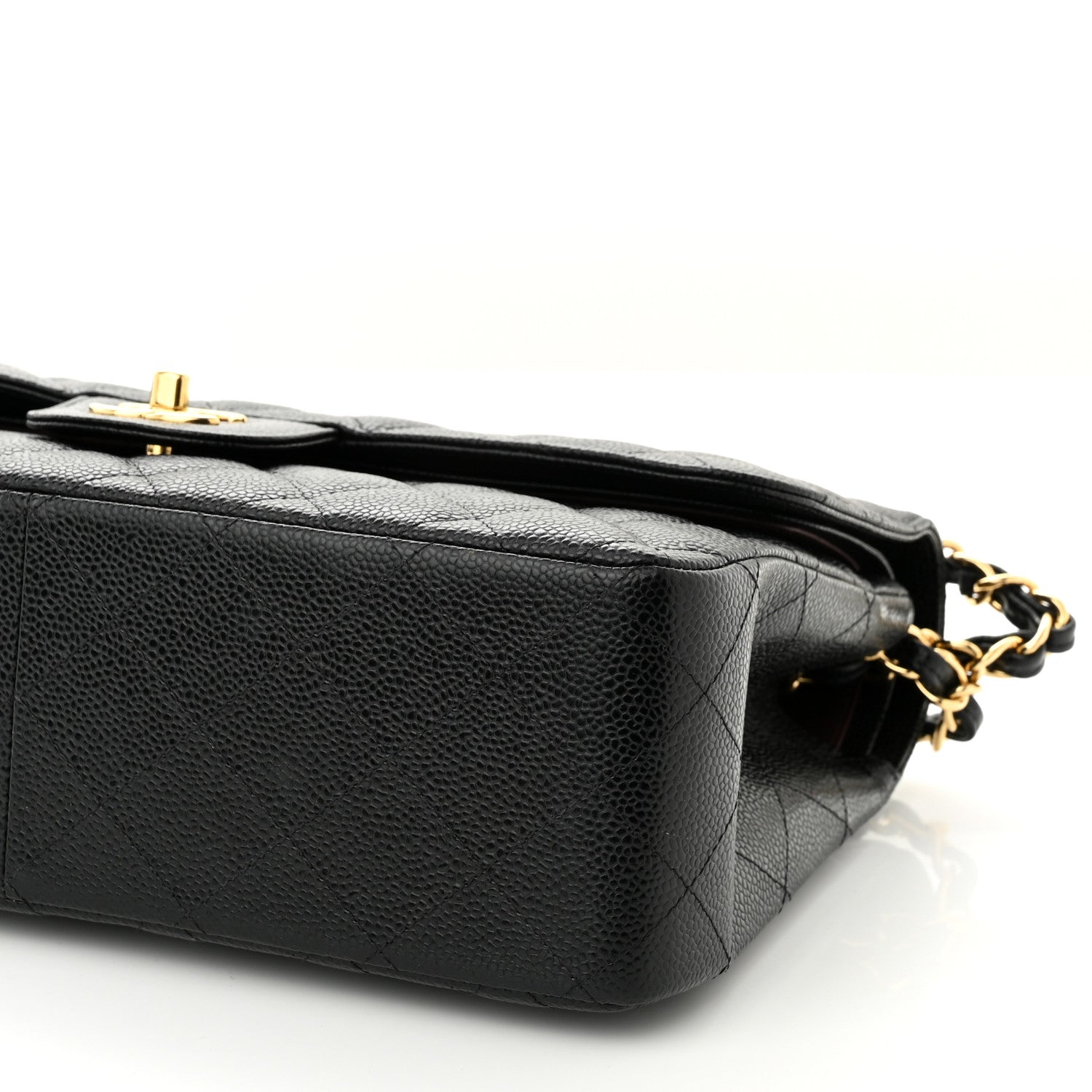 Chanel Caviar Quilted Jumbo Double Flap Black 10 of 10
