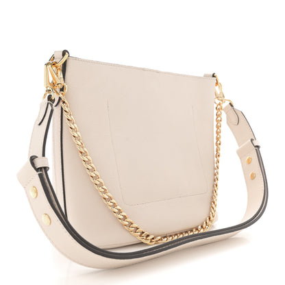 Louis Vuitton Grained Calfskin Lock and Walk Bucket Quartz 3 of 9