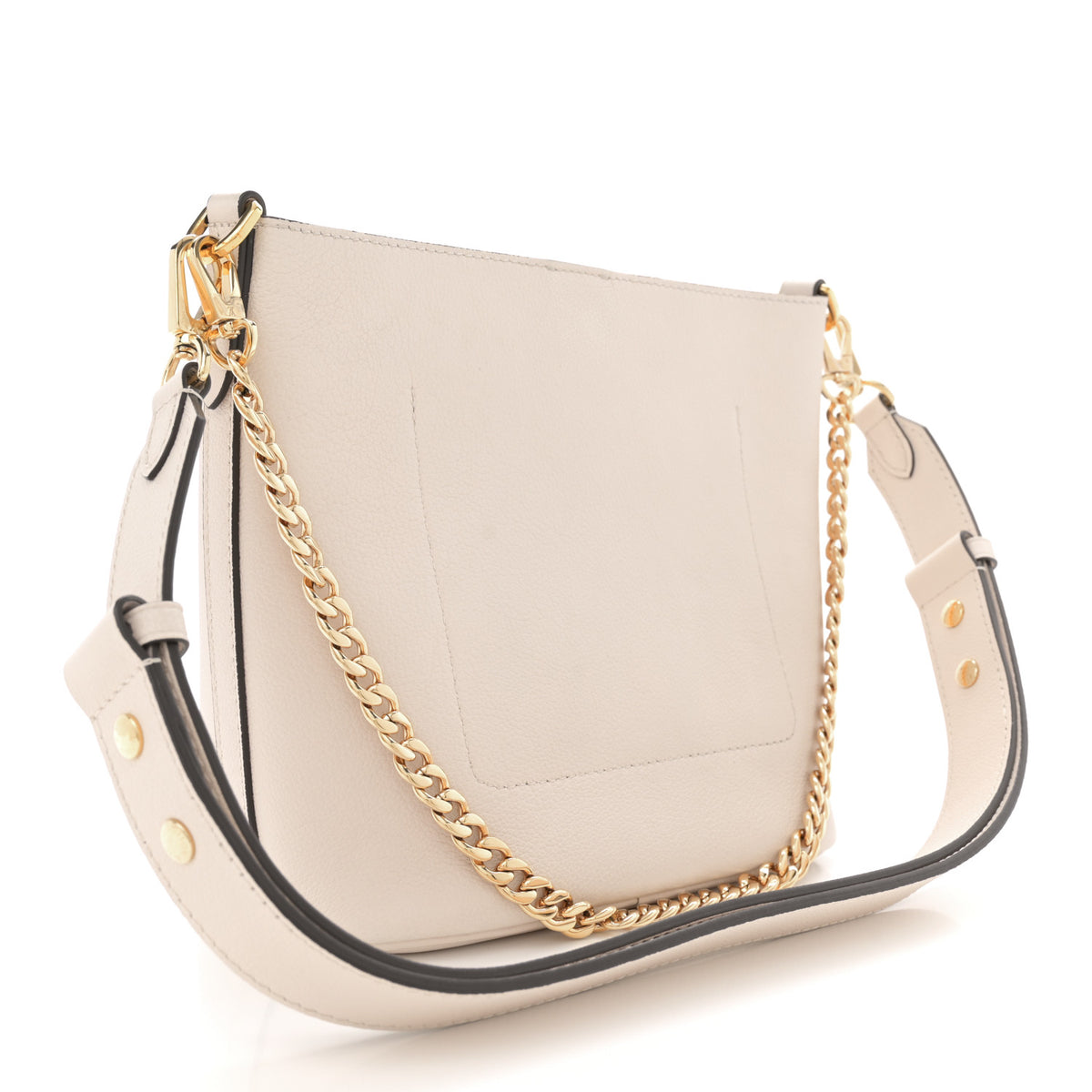 Louis Vuitton Grained Calfskin Lock and Walk Bucket Quartz 3 of 9