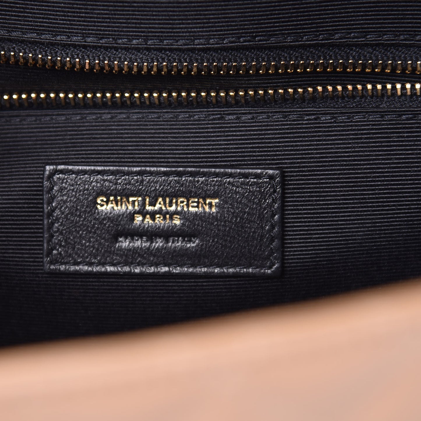 Grain De Poudre Mixed Matelasse Large Triquilt Monogram Satchel Cork