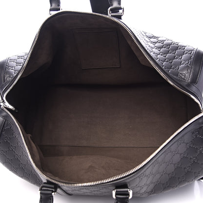 Gucci Guccissima Signature Large Duffle Black 5 of 15
