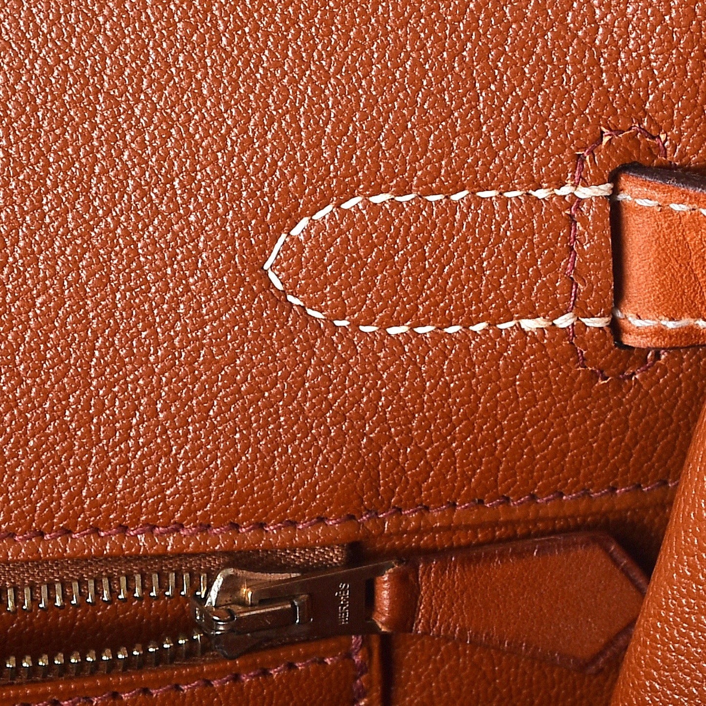 Natural Barenia Birkin 35 Fauve