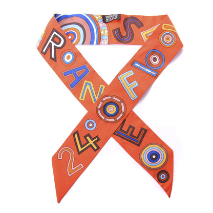 Hermes Silk Tohu Bohu Twilly 1 of 5