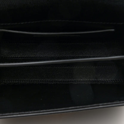 Saint Laurent Grain de Poudre Mini Classic Monogram Cassandra Top Handle Black 5 of 9