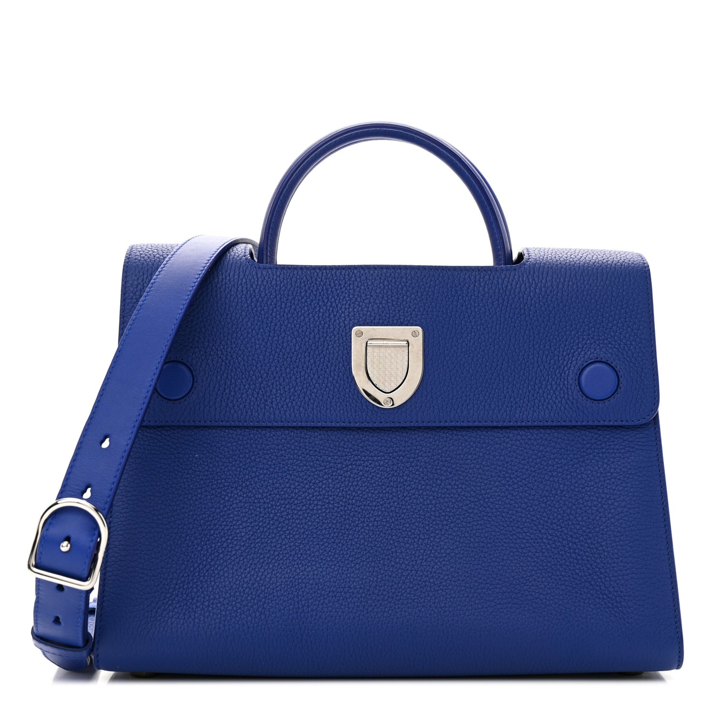 Bullcalf Medium Diorever Flap Yves Klein Blue
