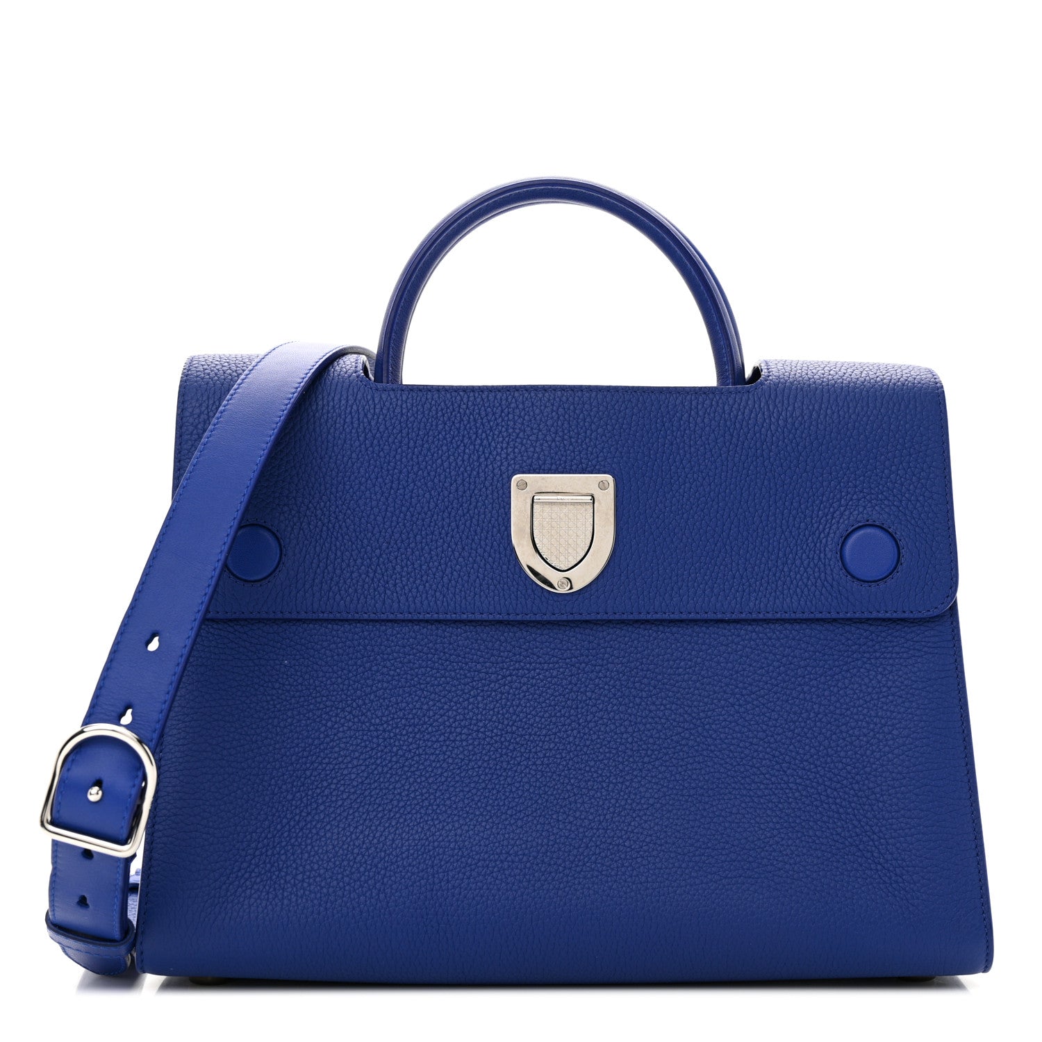 Christian Dior Bullcalf Medium Diorever Flap Yves Klein Blue 1 of 9