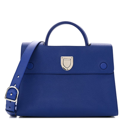 Christian Dior Bullcalf Medium Diorever Flap Yves Klein Blue 1 of 9