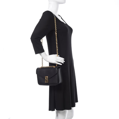 Celine Shiny Calfskin Medium C Bag Black 2 of 9