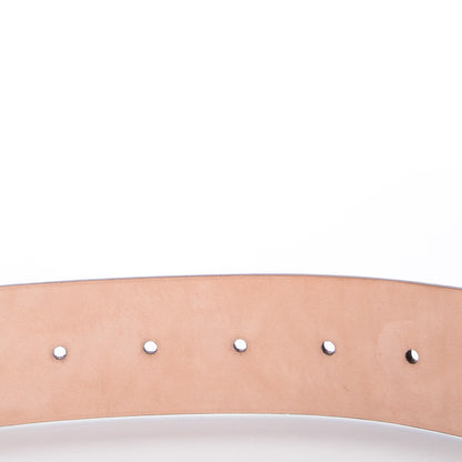 Gucci Monogram Calfskin Interlocking G Belt 80 32 Off White 6 of 8