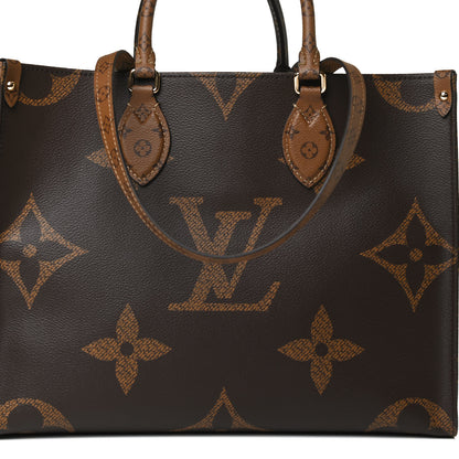 Louis Vuitton Reverse Monogram Giant Onthego MM 9 of 14
