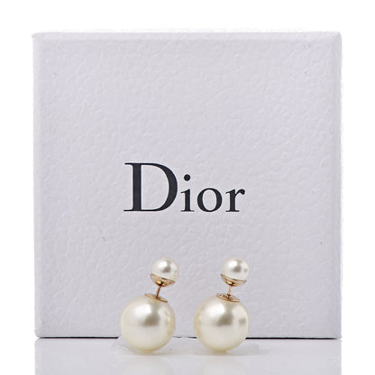 Christian Dior Pearl Mise En Dior Tribal Earrings 5 of 5