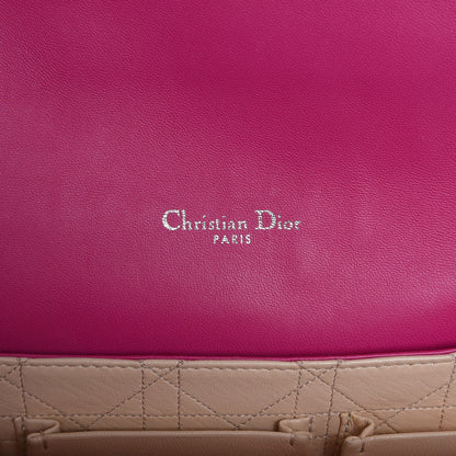 Christian Dior Lambskin Cannage Medium Miss Dior Flap Fuchsia 6 of 7