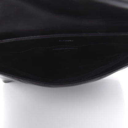Saint Laurent Calfskin Y Quilted Monogram Loulou Document Holder Black 5 of 9