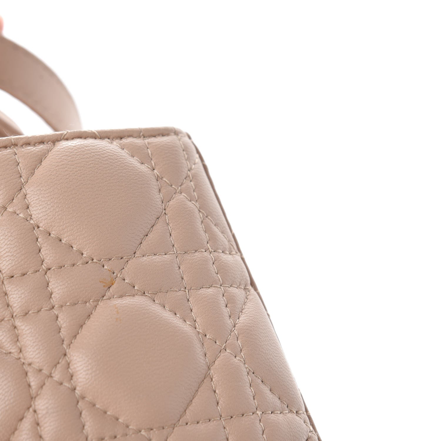 Christian Dior Lambskin Cannage Medium Lady Dior Light Pink 8 of 11