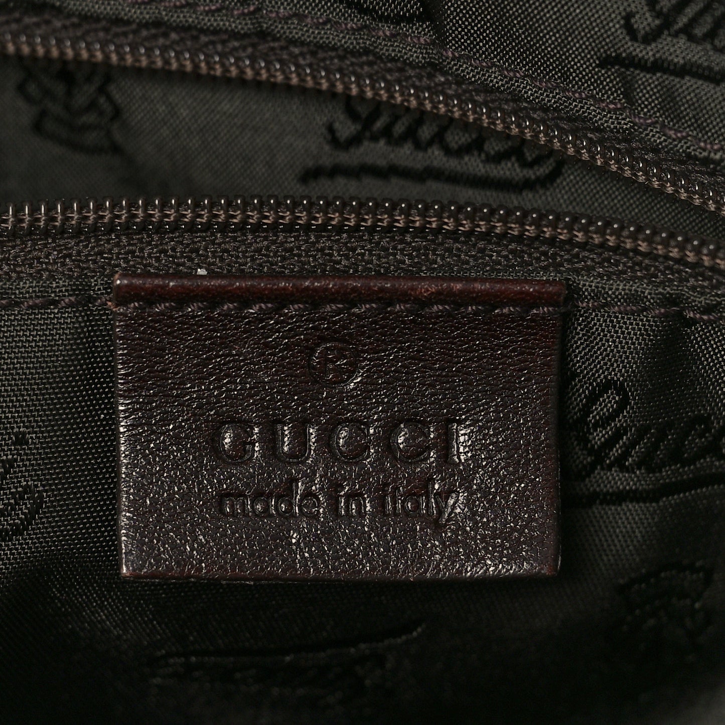 Crystal Monogram Large Duchessa Boston Dark Brown