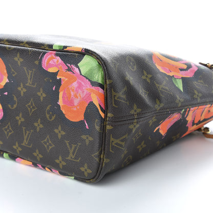 Louis Vuitton Monogram Roses Neverfull MM 11 of 11