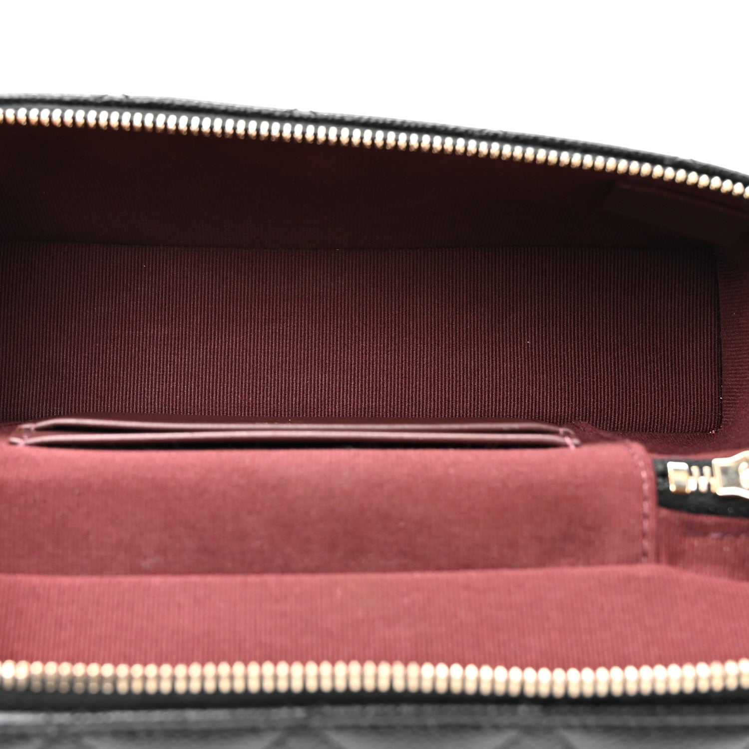 Chanel Caviar Quilted Top Handle Slim Vanity With Chain Black 5 of 10