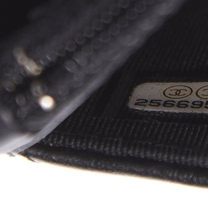 Chanel Aged Calfskin Chevron Quilted Reissue Wallet On Chain WOC So Black 8 of 14