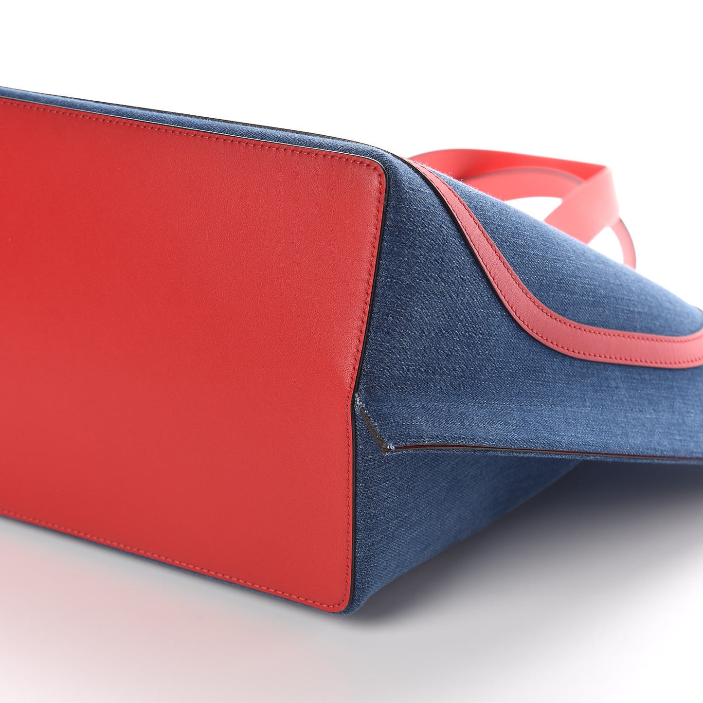 Denim Large Escape Tote Blue Red