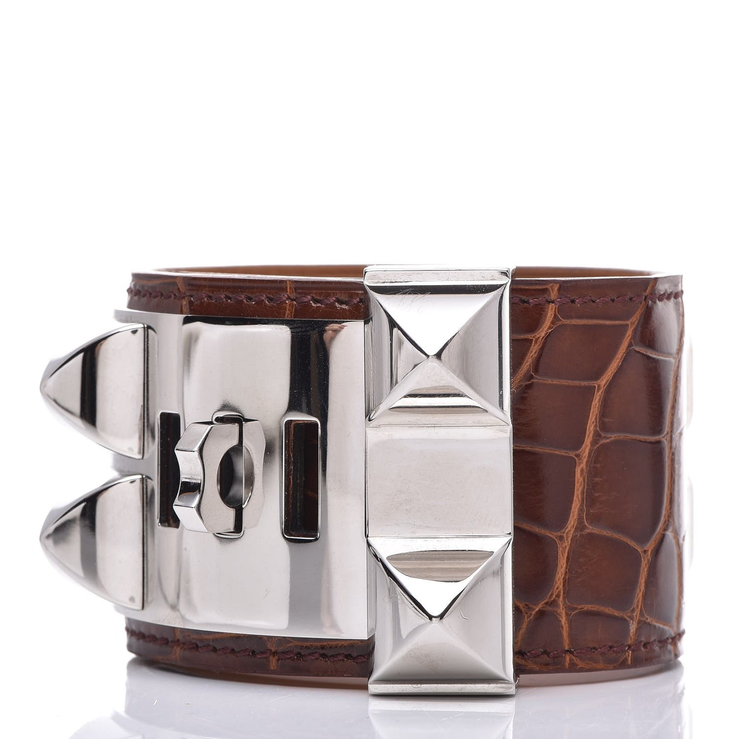 Shiny Alligator Collier De Chien CDC Bracelet S Miel