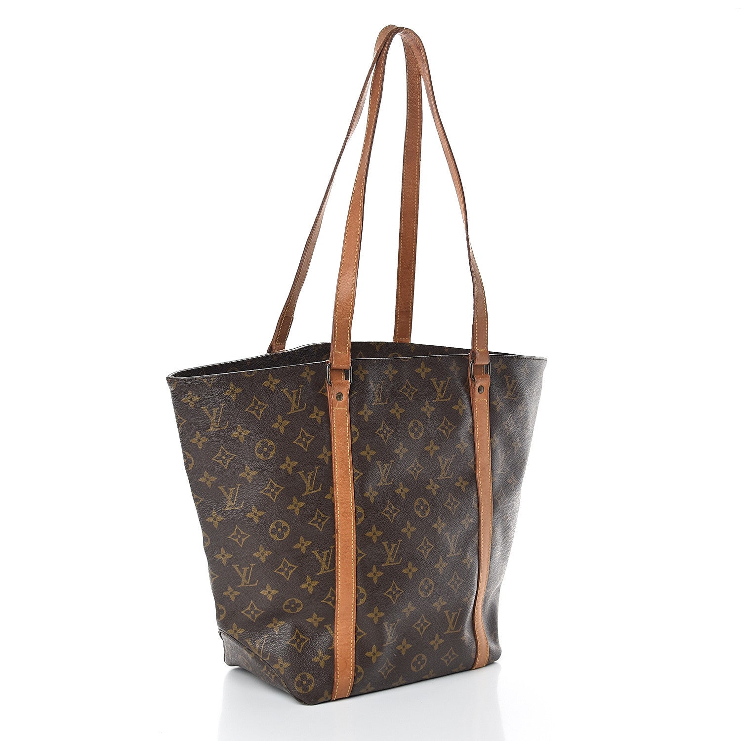 Louis Vuitton Monogram Sac Shopping Tote 2 of 9