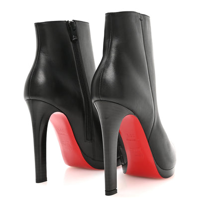 Christian Louboutin Calfskin Degrade Fannylove Alta 120 Booties 38.5 Black 5 of 8
