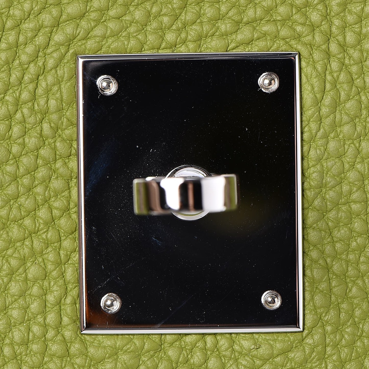 Togo Bi Color Horseshoe Birkin 35 Vert Anis Etoupe