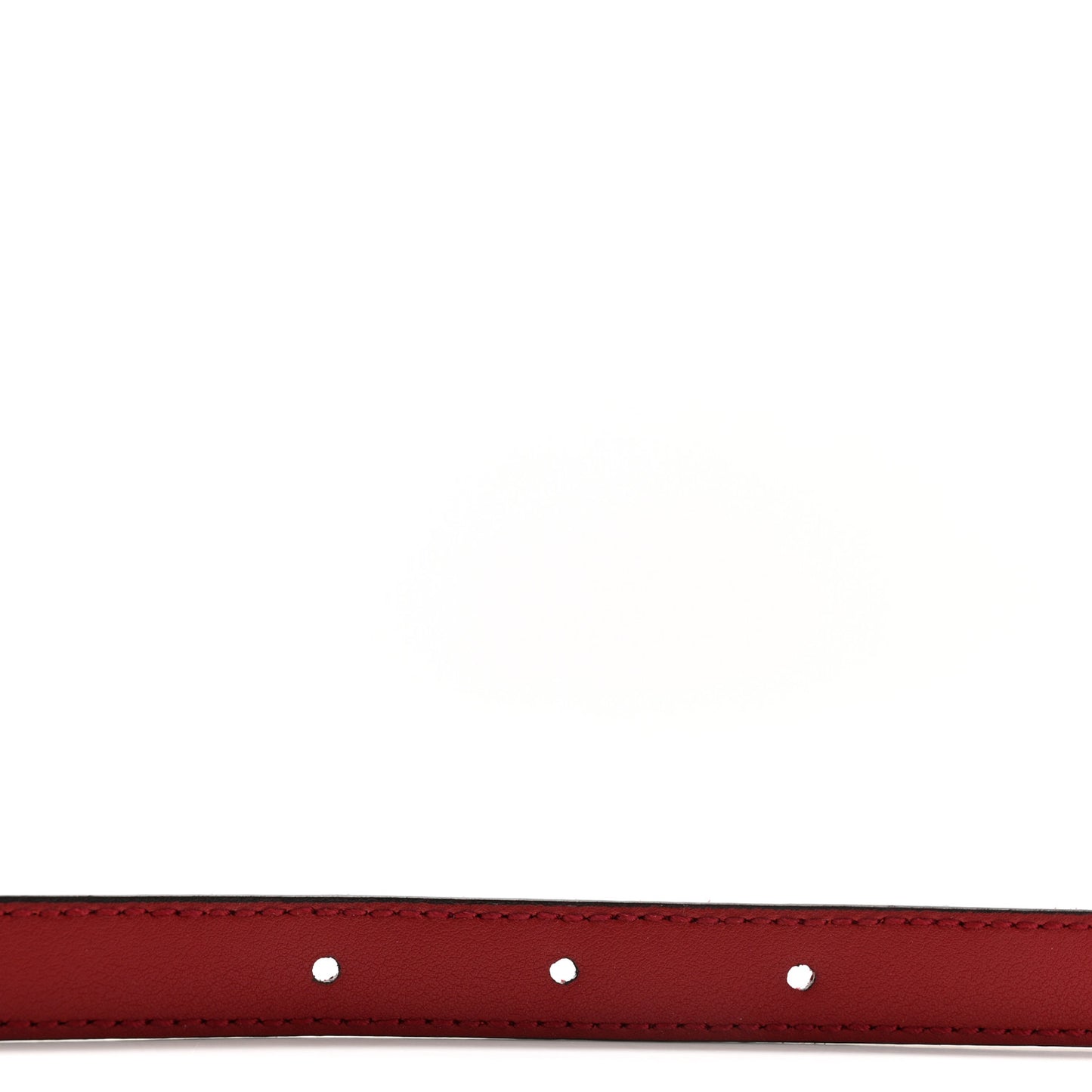 Suede Calfskin Torchon Double G 15mm Belt 75 30 Red
