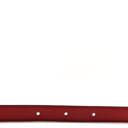 Gucci Suede Calfskin Torchon Double G 15mm Belt 75 30 Red 4 of 6