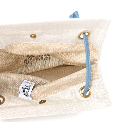 Hermes Canvas Epsom Aline Grooming Bag Craie 4 of 9