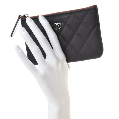 Chanel Nylon Quilted Small Cosmetic Case Black 2 of 8
