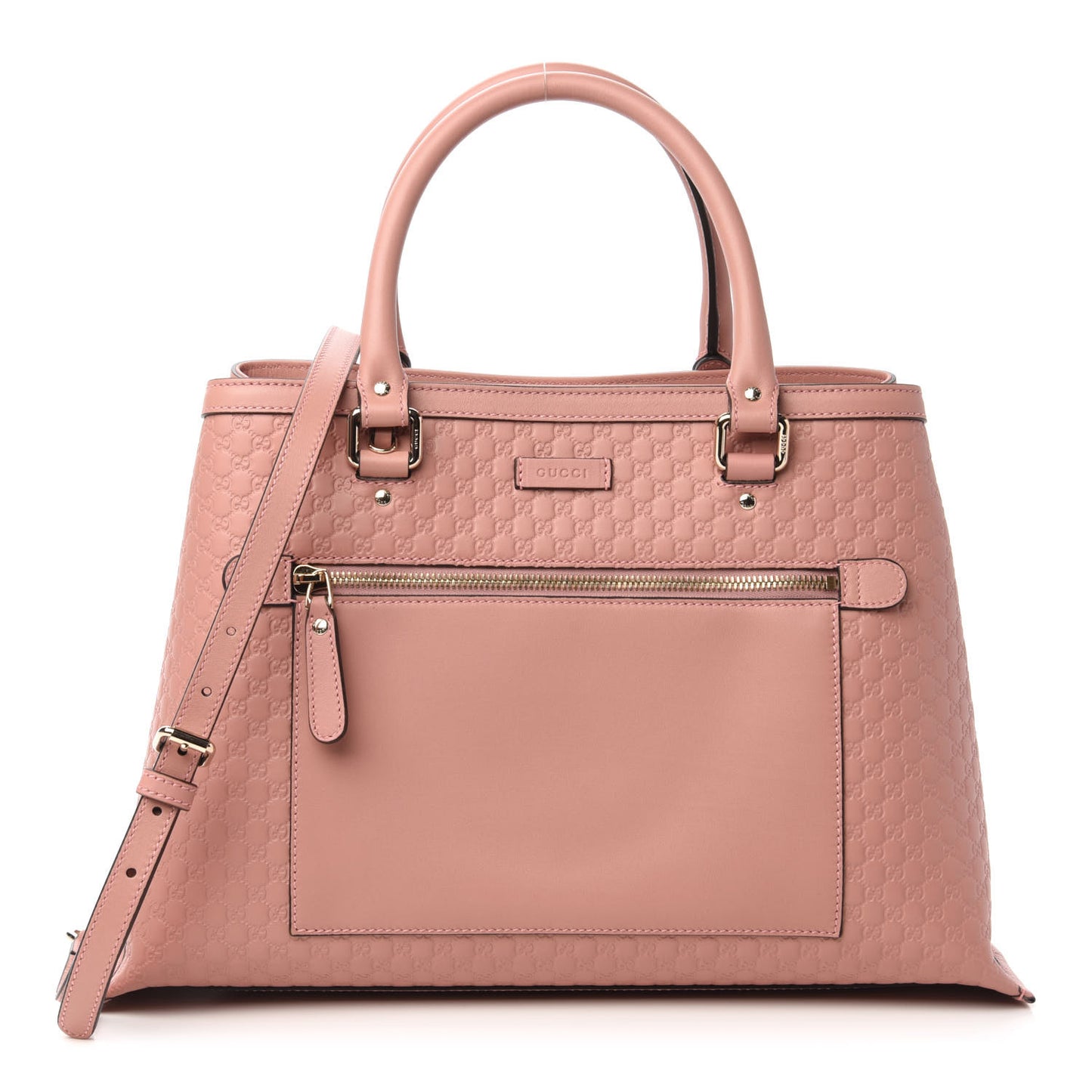 Soft Microguccissima Medium Tote Soft Pink