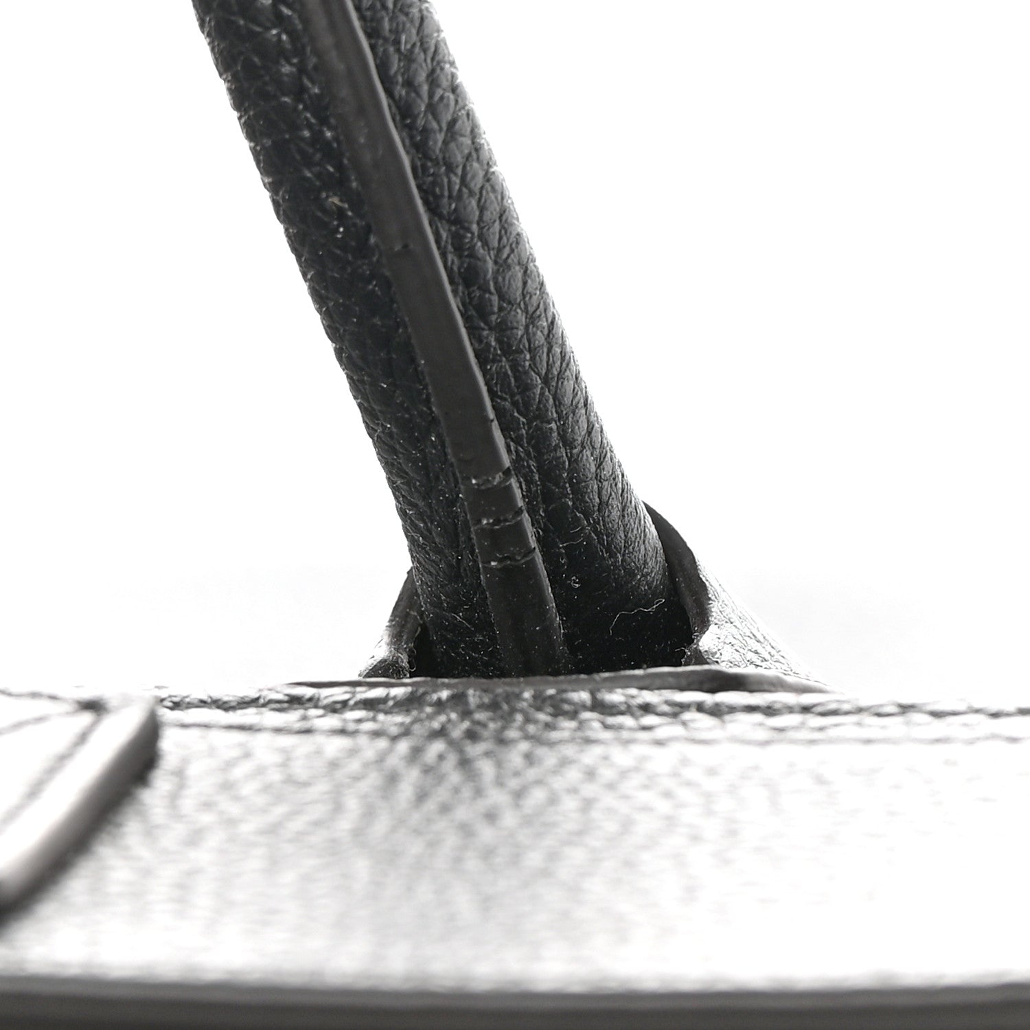 Celine Drummed Calfskin Mini Luggage Black 16 of 18